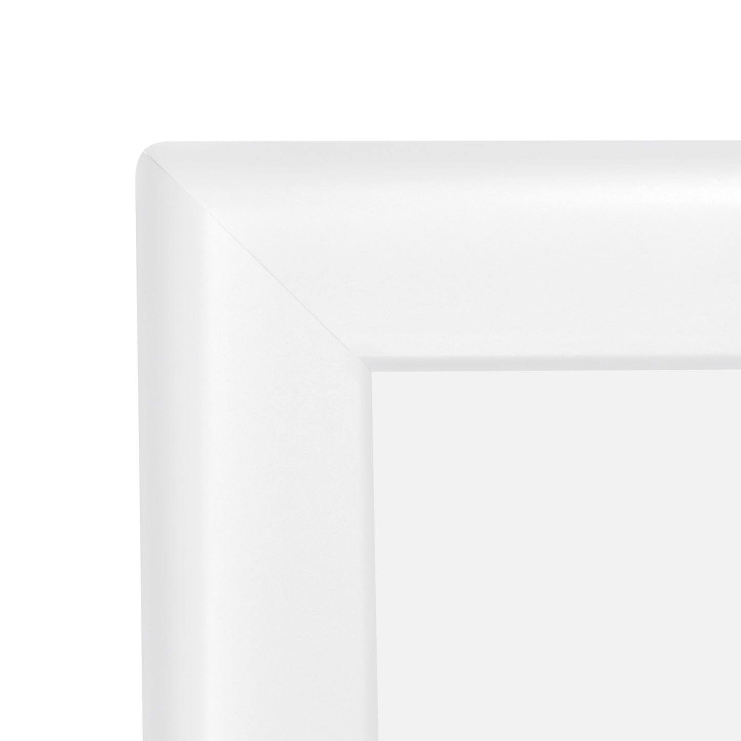 21.59 x 27.94 cm White Lockable Snap Frame - 32MM Profile