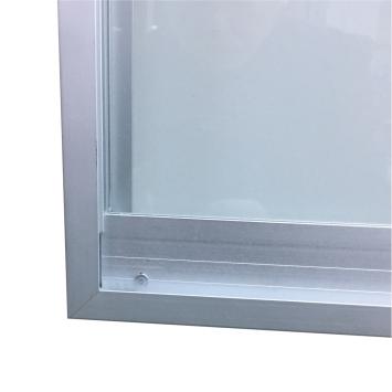 Midi Sliding Doors Noticeboard - Magnetic - Mitred Corners