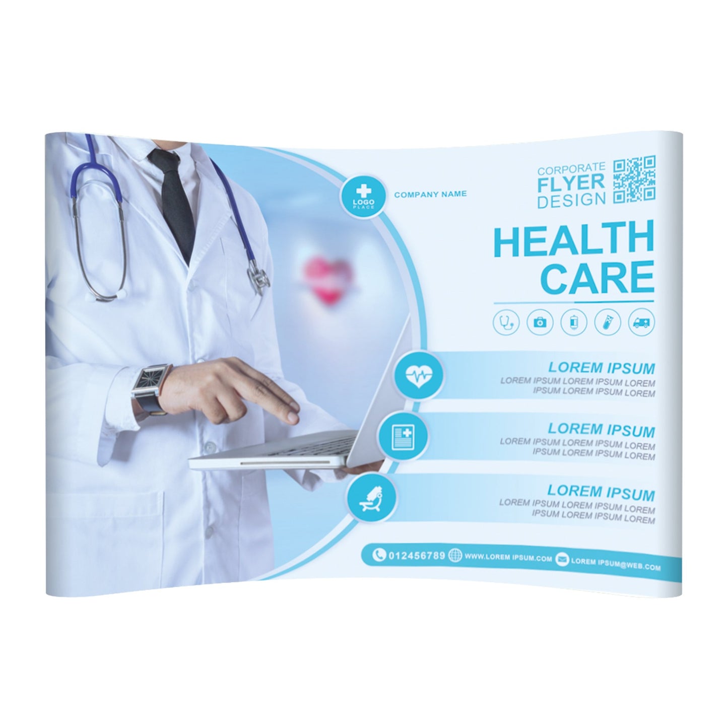 Pantalla Emergente Curva