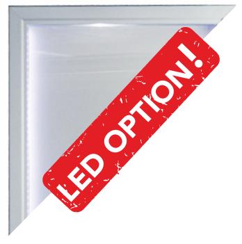 Tablero de carteles con luz LED