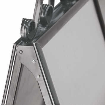 B1 Tablero A antiguo negro con marco a presión