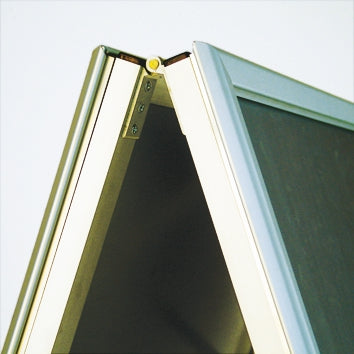 A1 Silber Classic Bürgersteig Schild – 32 mm Profil