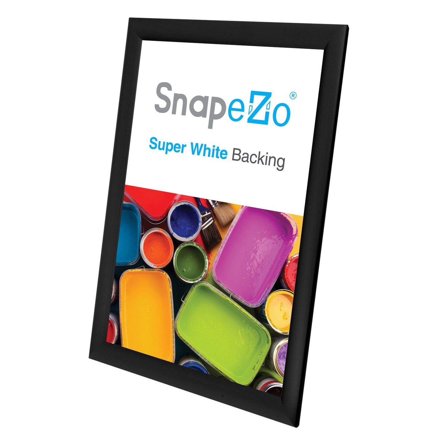 SnapeZo® 21.59 x 35.56 cm Black Snap Frame - 25MM Profile