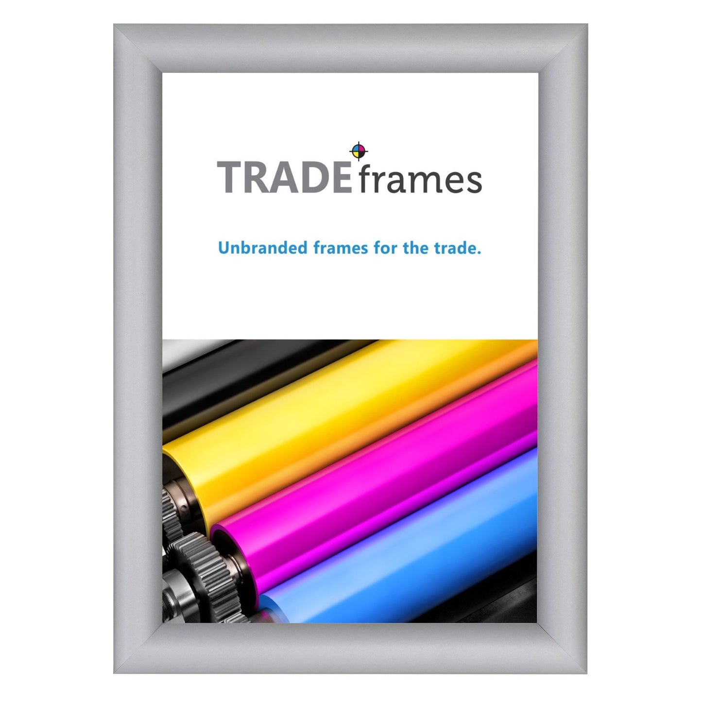A5 (21 x 14.8 cm) Silver Snap Frame - 25MM Profile
