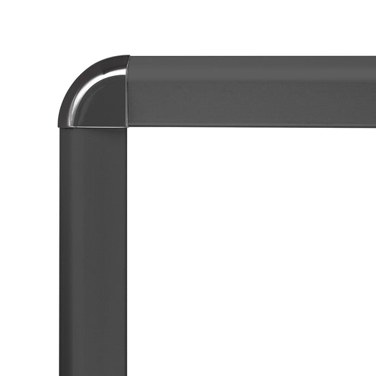 22x28 Black Sidewalk Sign - 1.25" Profile - Snap Frames Direct