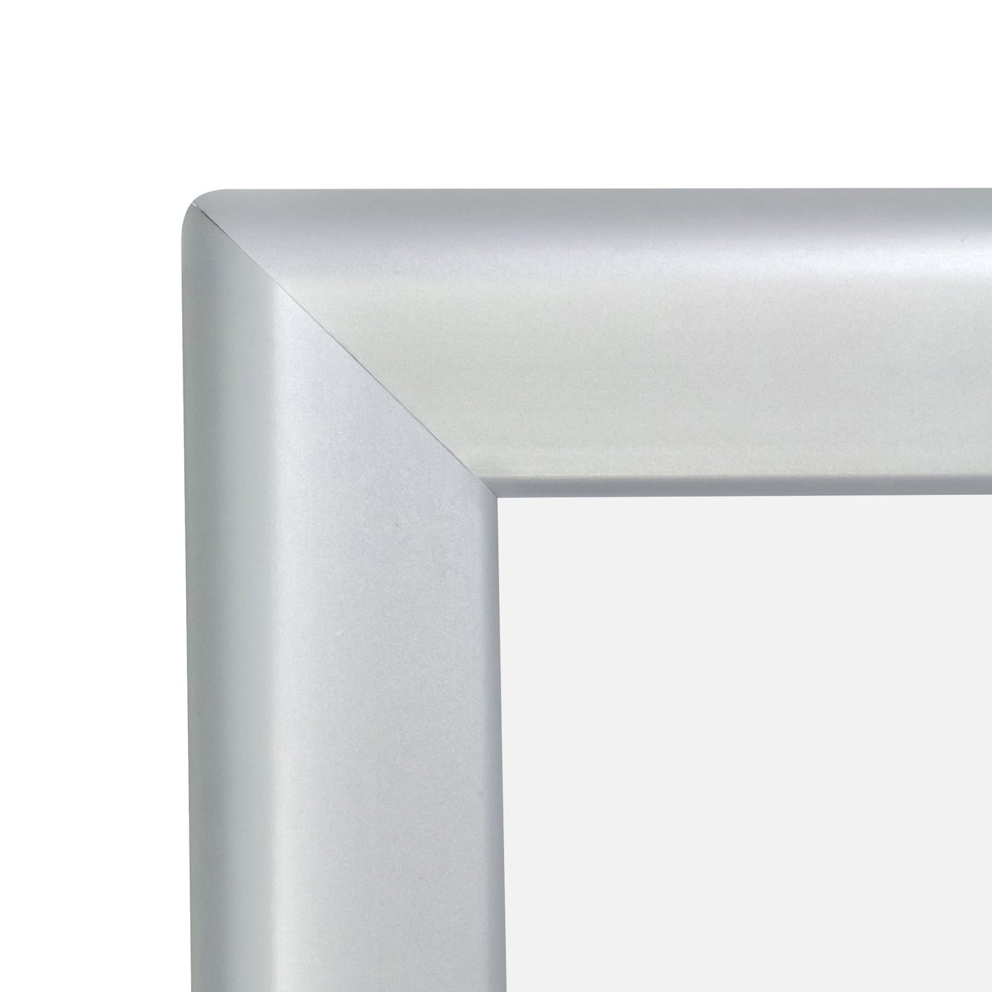 8.5x11 Inches Silver Lockable Snap Frame - 1.25" profile - Snap Frames Direct