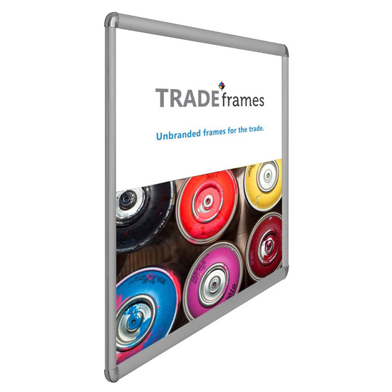 18x24 Silver TRADEframe Round-Cornered - 1" Profile - Snap Frames Direct