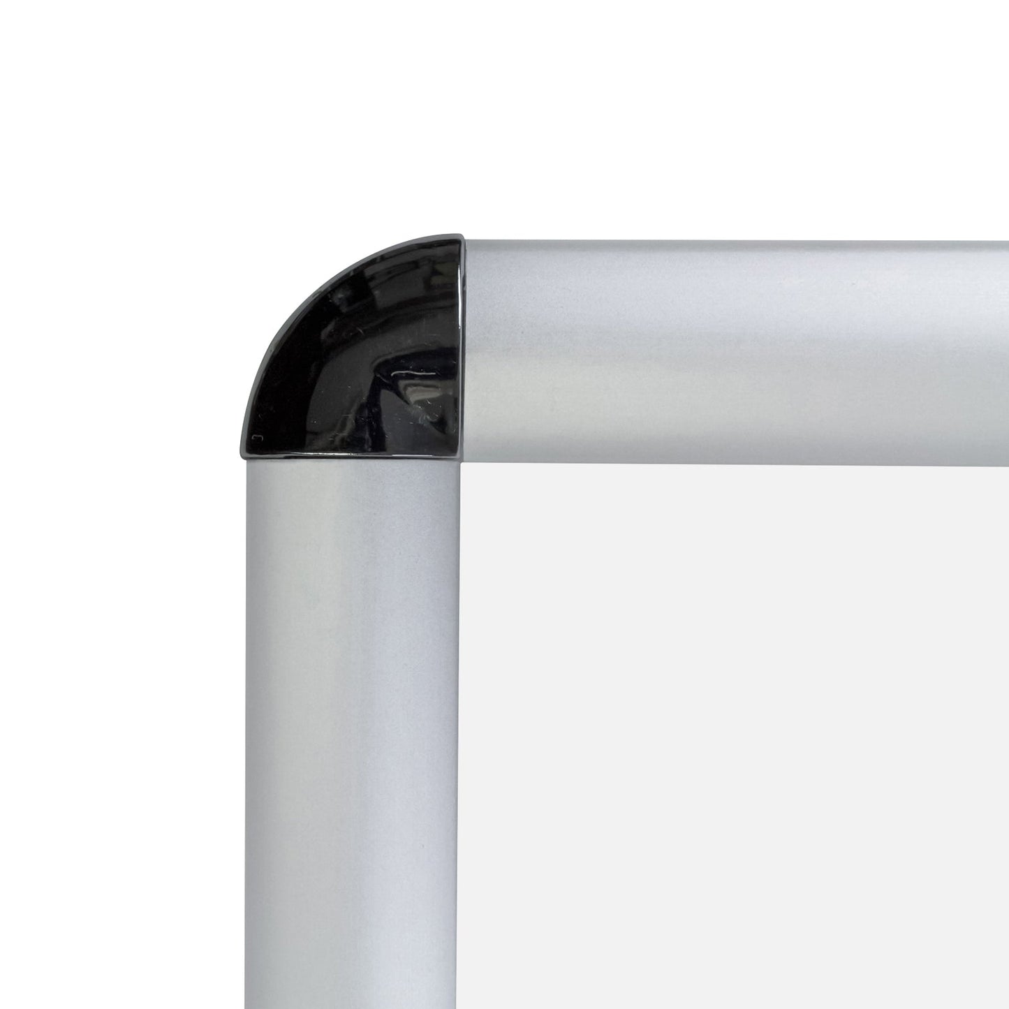 11x17 Silver TRADEframe Round-Cornered - 1" Profile - Snap Frames Direct