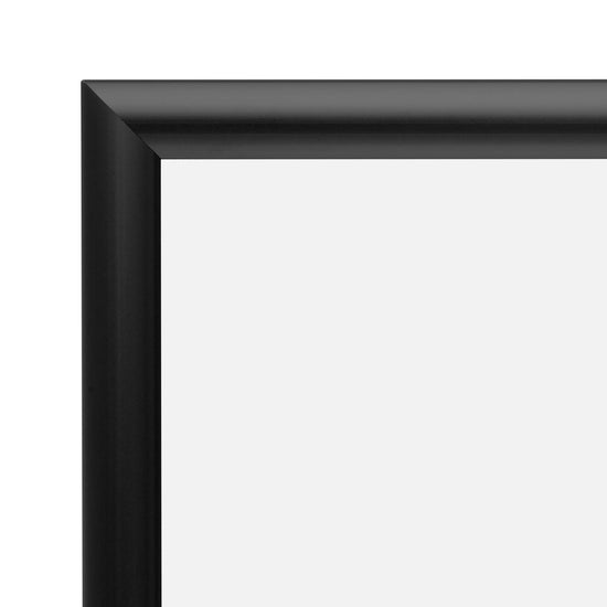 10x18 Inches Black Snap Frame - 1" Profile - Snap Frames Direct
