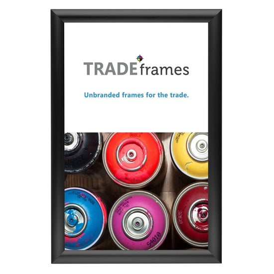 11x17 Inches Black Snap Frame - 1" Profile - Snap Frames Direct