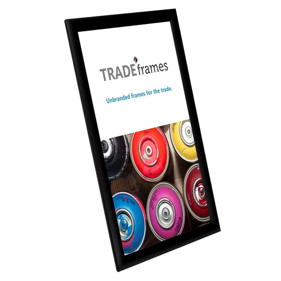 11x17 Inches Black Snap Frame - 1" Profile - Snap Frames Direct