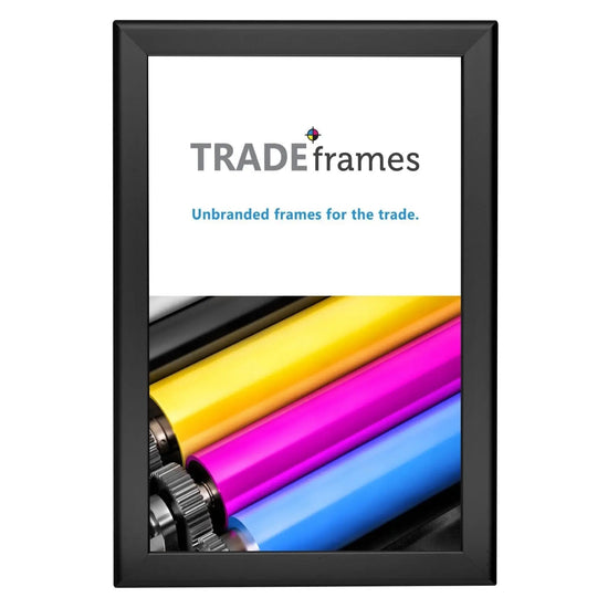 11x17 Inches Black Snap Frame - 1.25" Profile - Snap Frames Direct