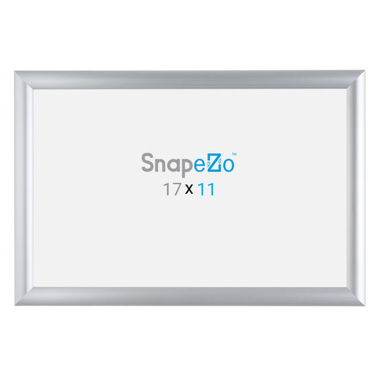 Twin-Pack Silver 11x17 Diploma Frame - 1" Profile