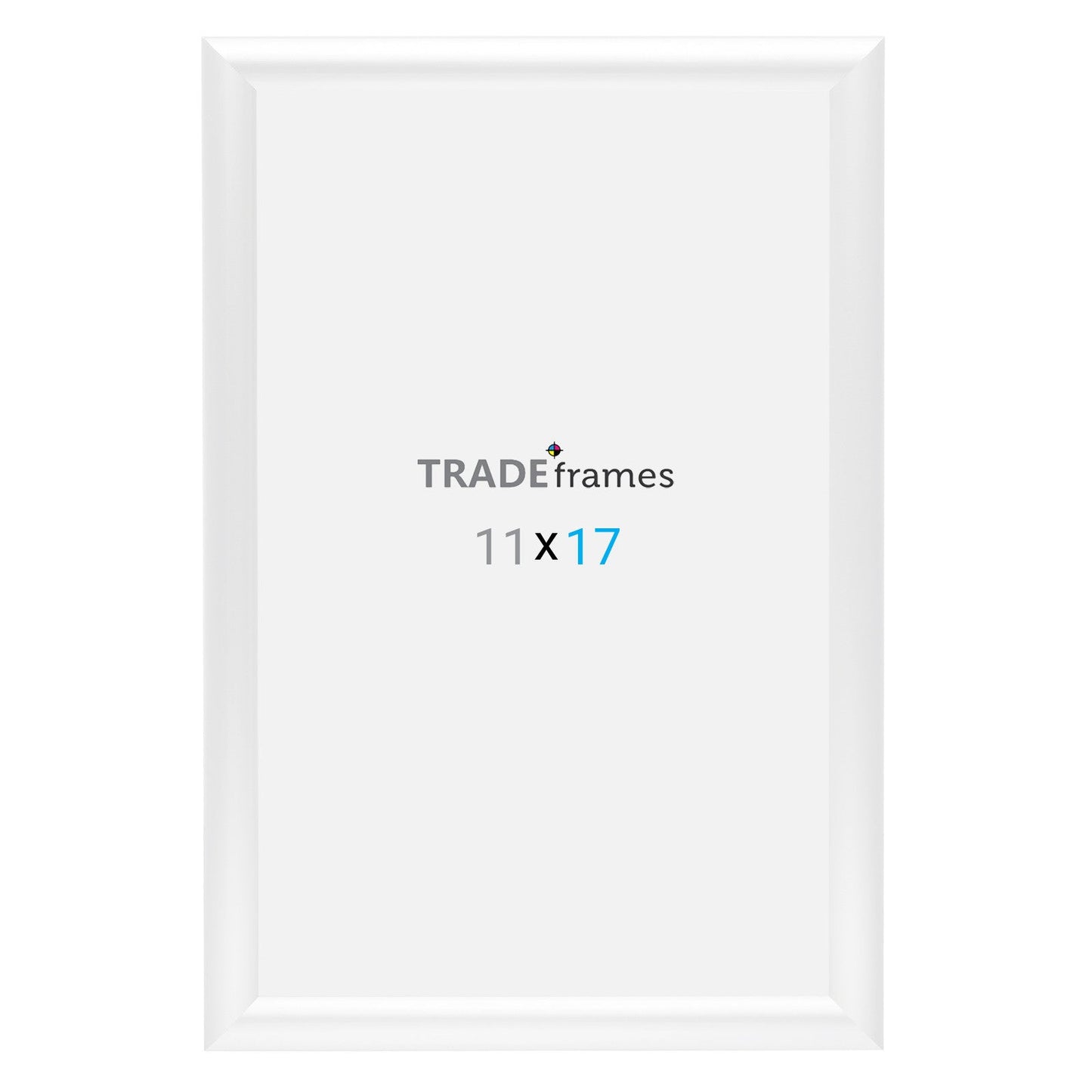 11x17 White Snap Frame - 1" Profile - Snap Frames Direct