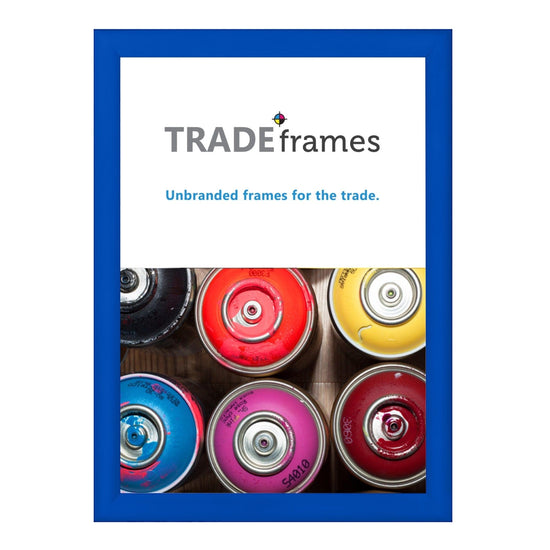 27x39  TRADEframe Blue Snap Frame 27x39 - 1.2 inch profile - Snap Frames Direct