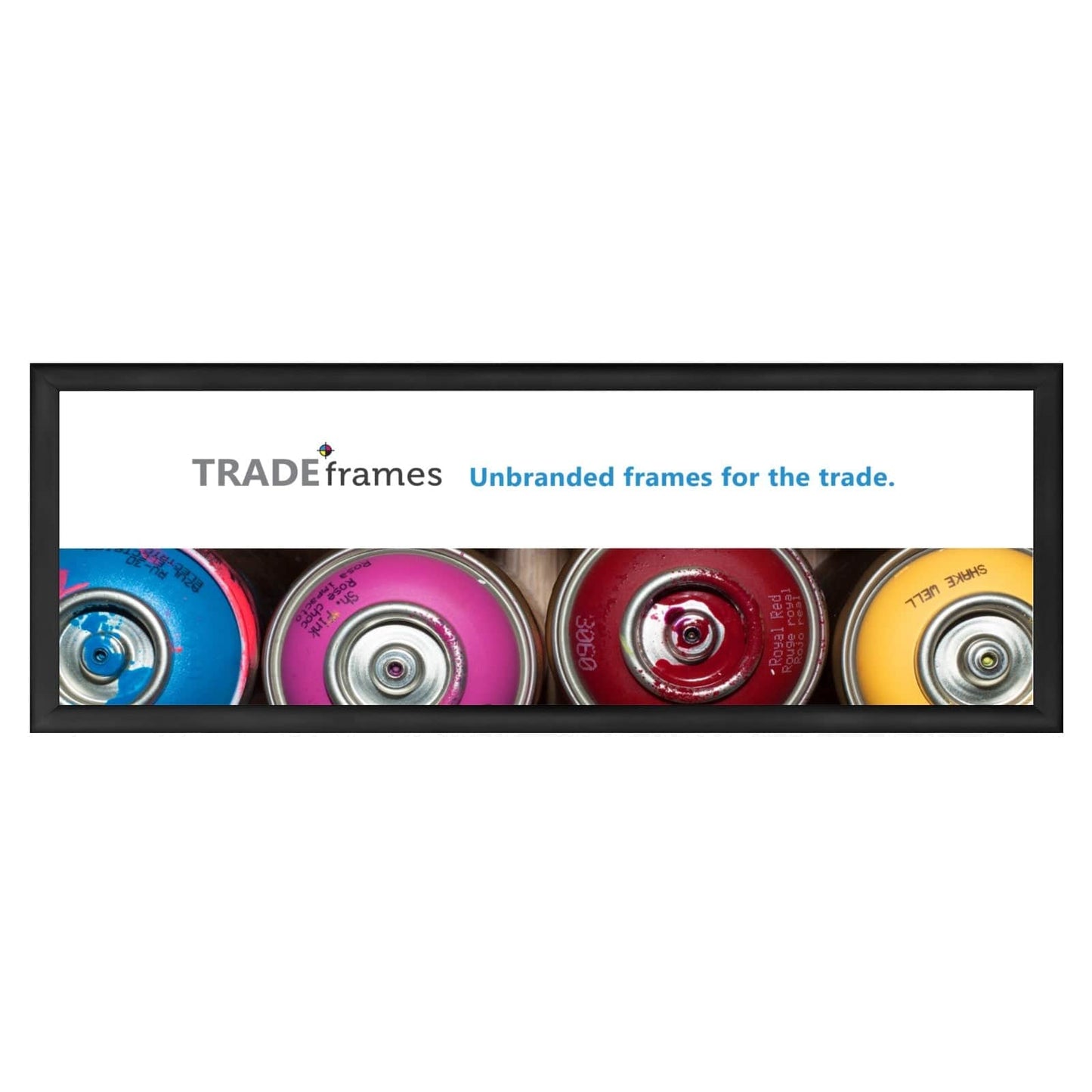 12x36 Black Snap Frame - 1" Profile - Snap Frames Direct