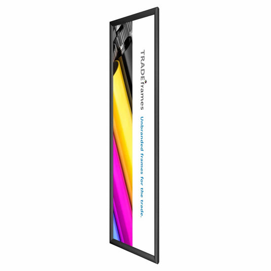 12x36 TRADEframe Black Snap Frame 12x36 - 1.2 inch profile - Snap Frames Direct