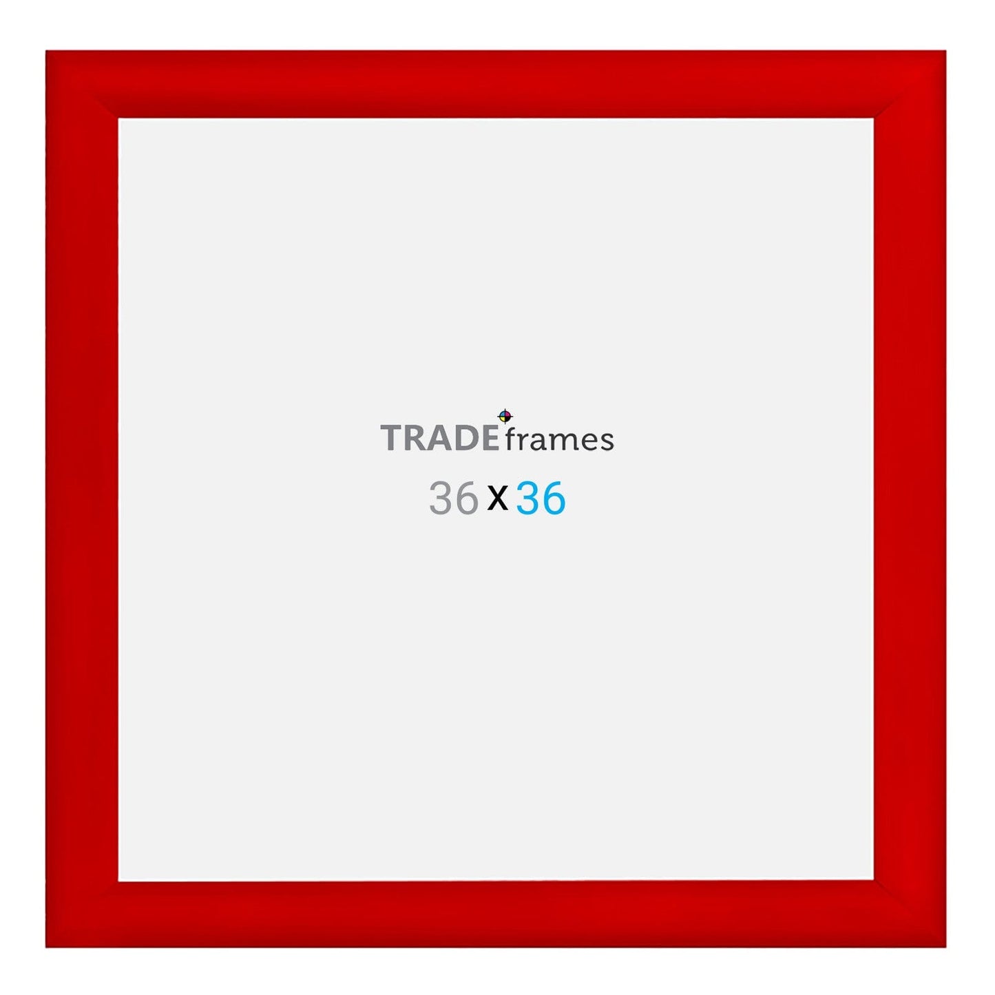 36x36  TRADEframe Red Snap Frame 36x36 - 1.2 inch profile - Snap Frames Direct