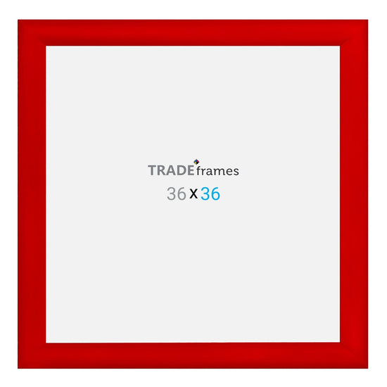 36x36  TRADEframe Red Snap Frame 36x36 - 1.2 inch profile - Snap Frames Direct