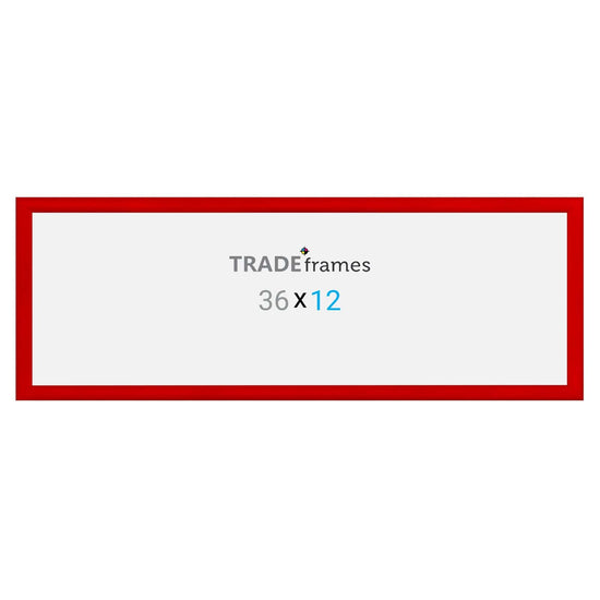 12x36  TRADEframe Red Snap Frame 12x36 - 1.2 inch profile - Snap Frames Direct