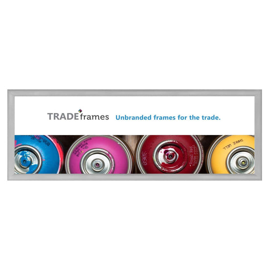 12x36 Silver Snap Frame - 1" Profile - Snap Frames Direct