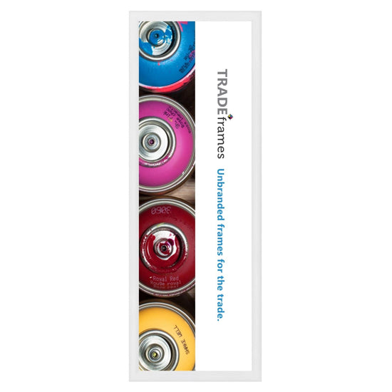 12x36 TRADEframe White Snap Frame 12x36 - 1.2 inch profile - Snap Frames Direct