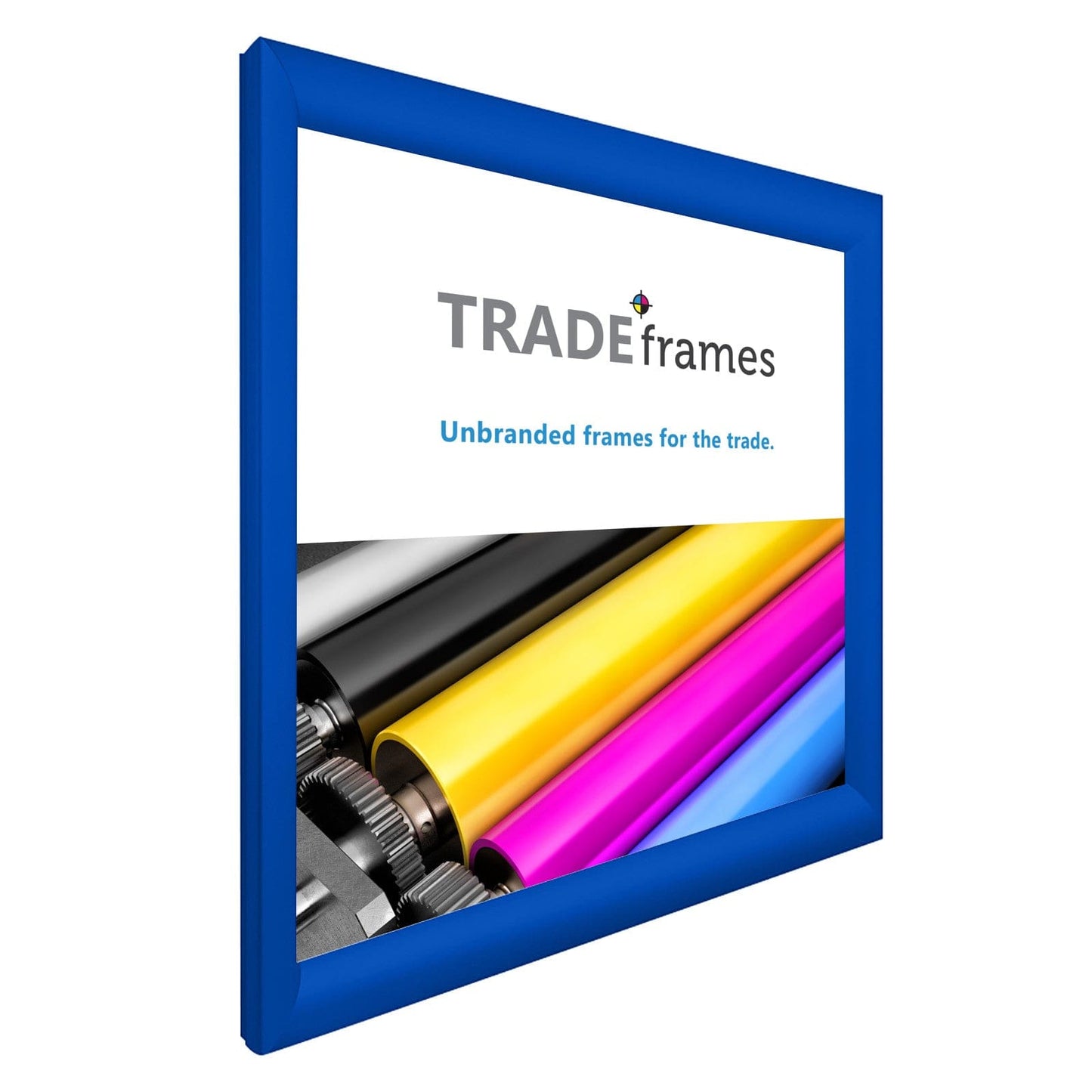 16x16  TRADEframe Blue Snap Frame 16x16 - 1.2 inch profile - Snap Frames Direct