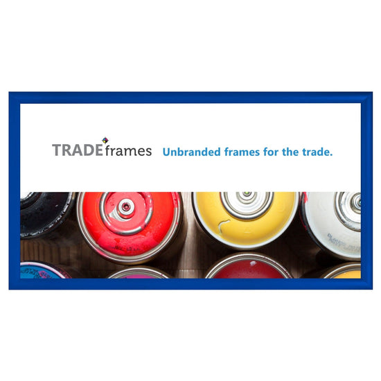 12x24  TRADEframe Blue Snap Frame 12x24 - 1.2 inch profile - Snap Frames Direct