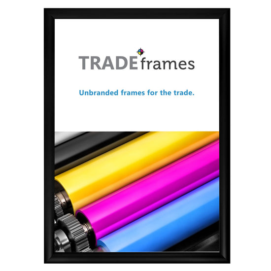17x23 TRADEframe Black Snap Frame 17x23 - 1.2 inch profile - Snap Frames Direct