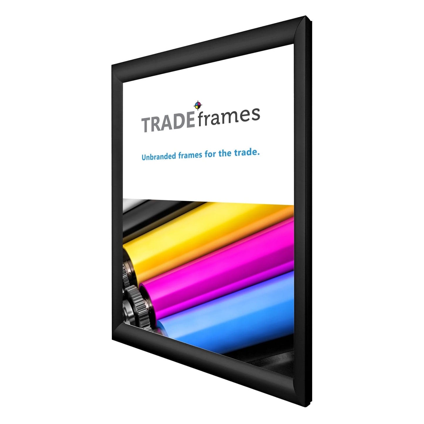 17x23 TRADEframe Black Snap Frame 17x23 - 1.2 inch profile - Snap Frames Direct