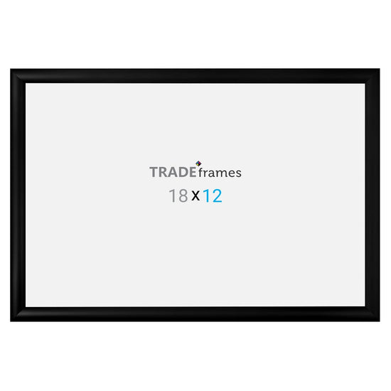 12x18 TRADEframe Black Snap Frame 12x18 - 1.2 inch profile - Snap Frames Direct