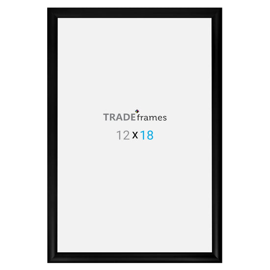12x18 TRADEframe Black Snap Frame 12x18 - 1.2 inch profile - Snap Frames Direct