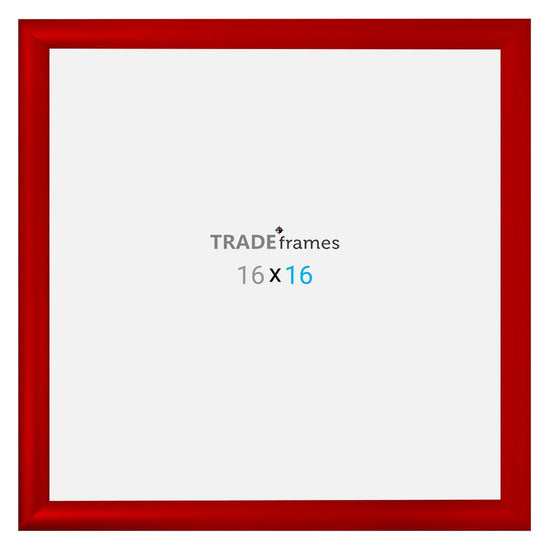 16x16  TRADEframe Red Snap Frame 16x16 - 1.2 inch profile - Snap Frames Direct