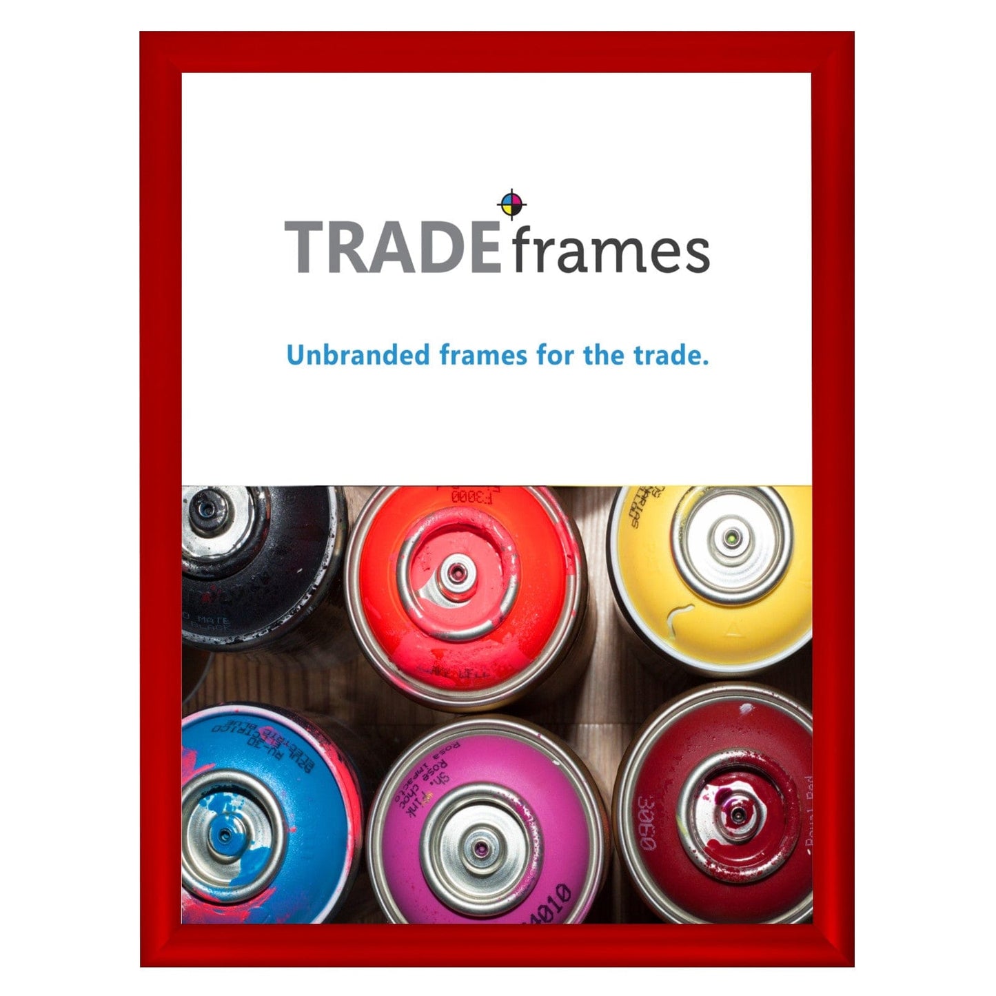 17x22 Red Snap Frame 17x22 - 1.2 inch profile - Snap Frames Direct