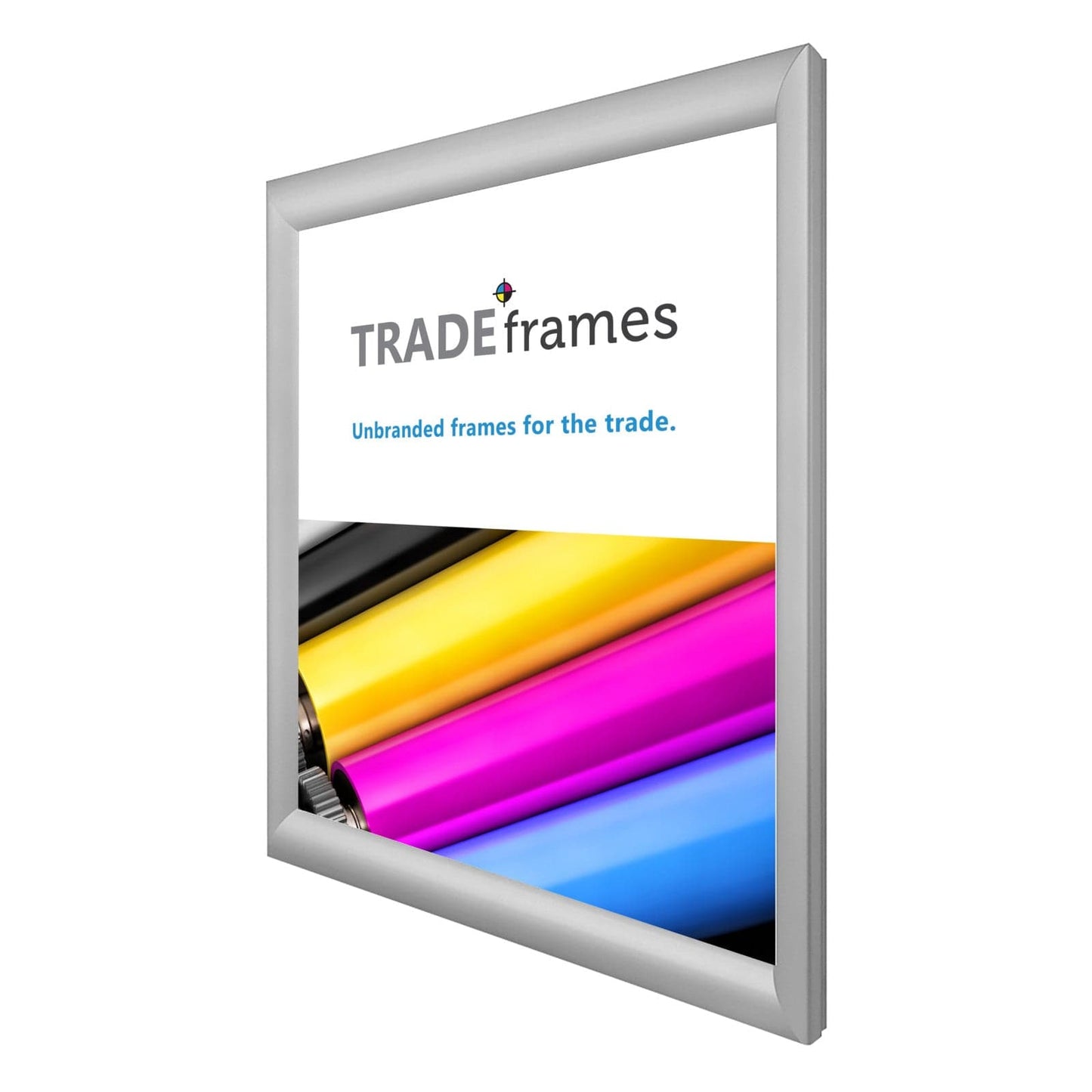 20x24  TRADEframe Silver Snap Frame 20x24 - 1.2 inch profile - Snap Frames Direct