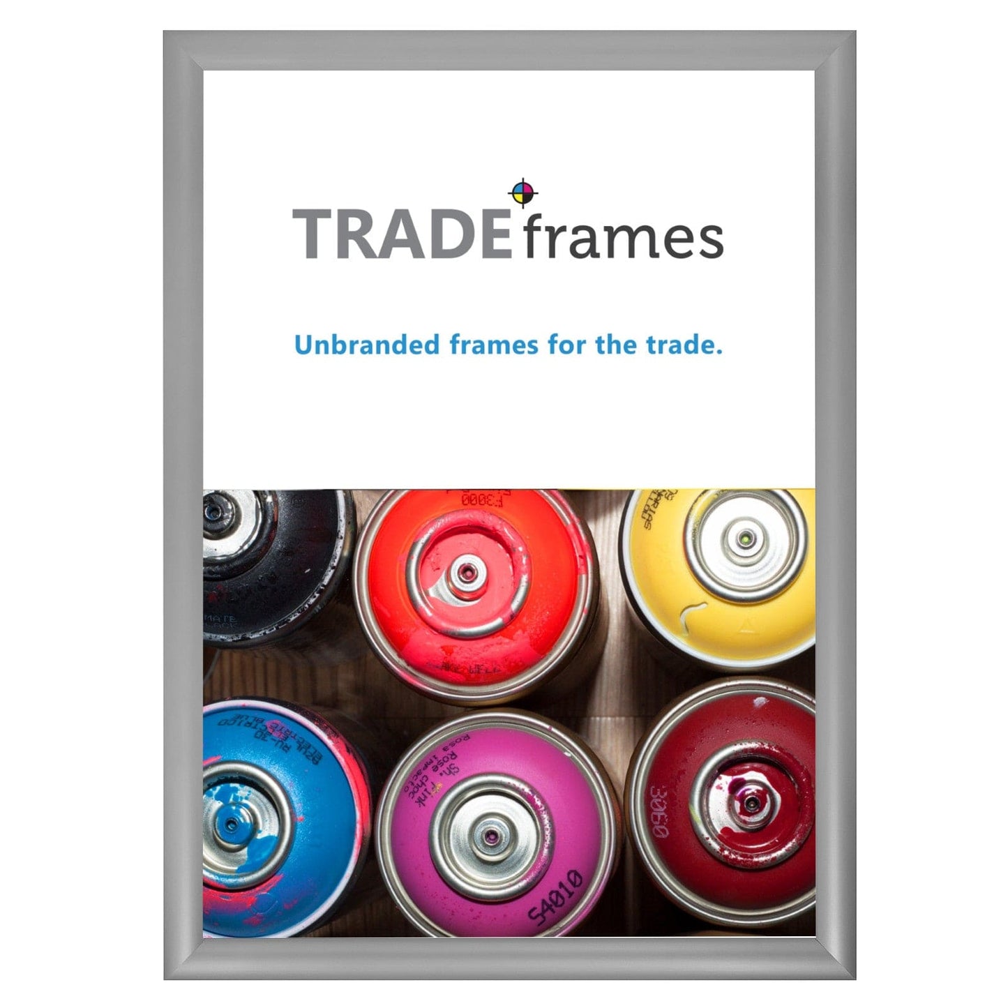 17x23  TRADEframe Silver Snap Frame 17x23 - 1.2 inch profile - Snap Frames Direct