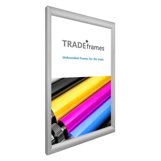 14x22  TRADEframe Silver Snap Frame 14x22 - 1.2 inch profile - Snap Frames Direct