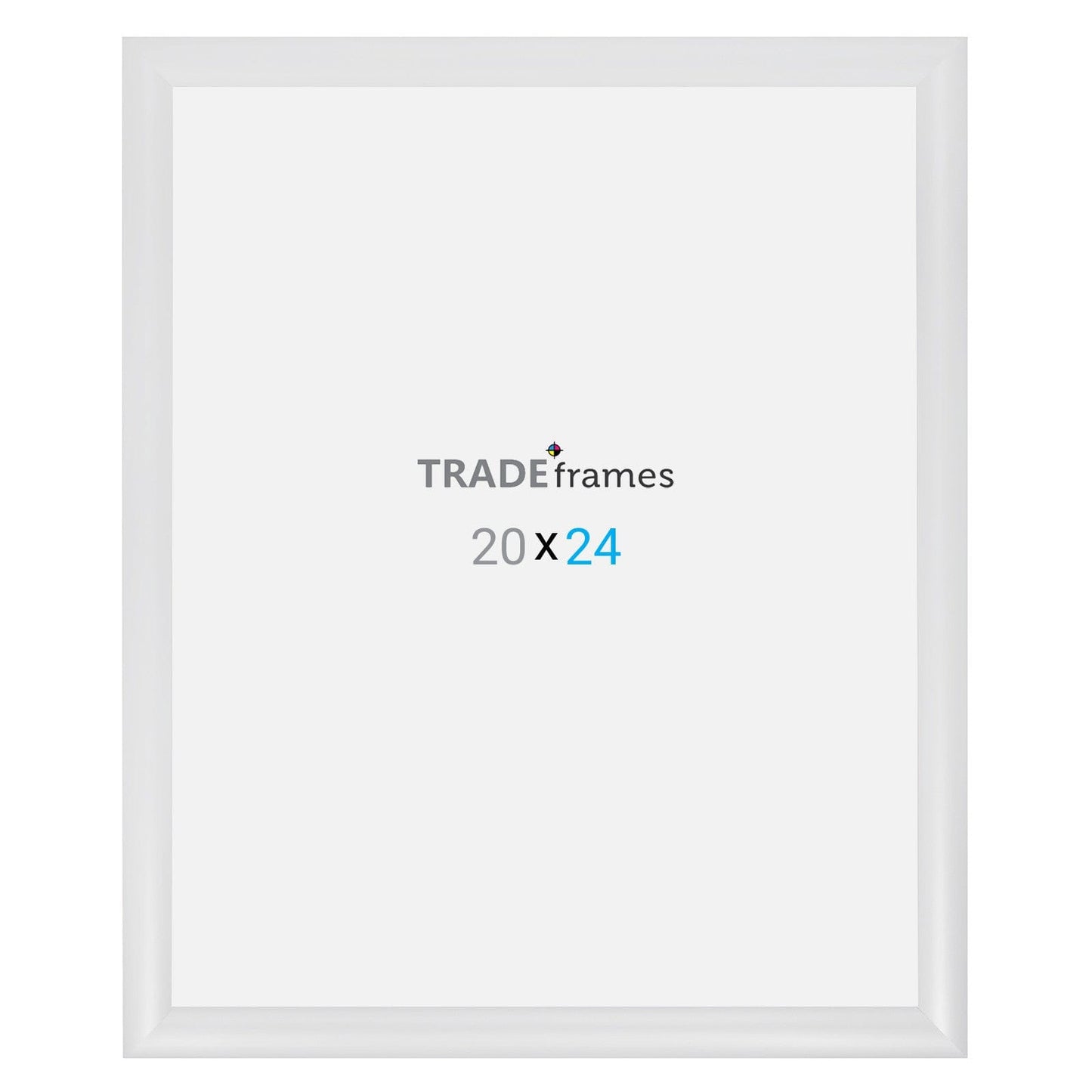 20x24 TRADEframe White Snap Frame 20x24 - 1.2 inch profile - Snap Frames Direct