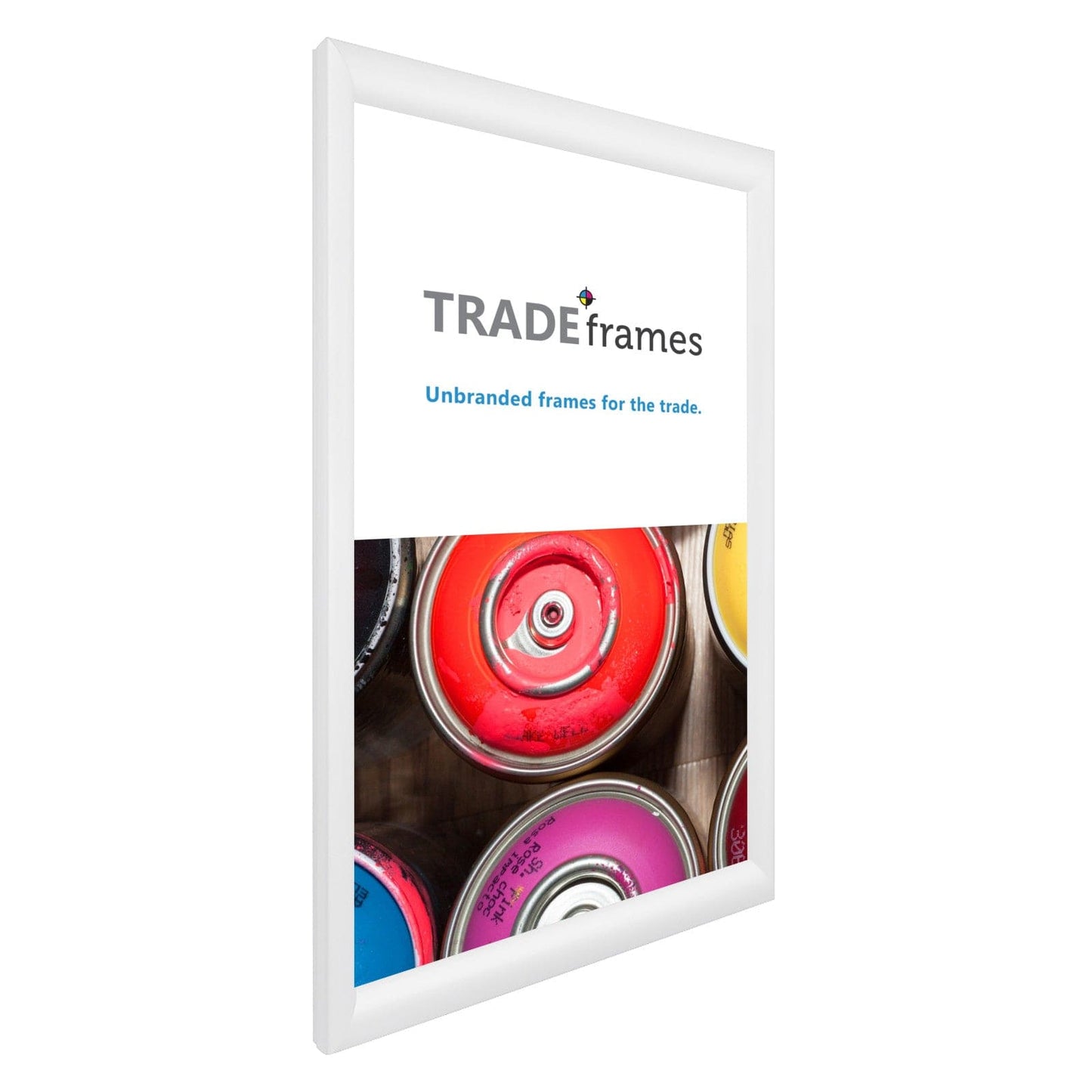 12x20 TRADEframe White Snap Frame 12x20 - 1.2 inch profile - Snap Frames Direct