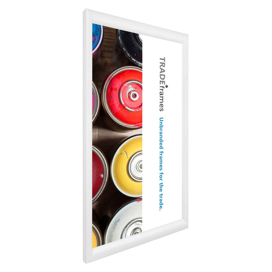 12x24 TRADEframe White Snap Frame 12x24 - 1.2 inch profile - Snap Frames Direct