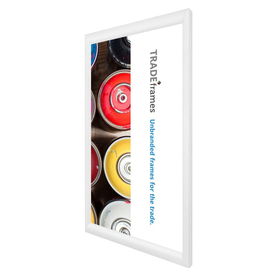 12x24 TRADEframe White Snap Frame 12x24 - 1.2 inch profile - Snap Frames Direct
