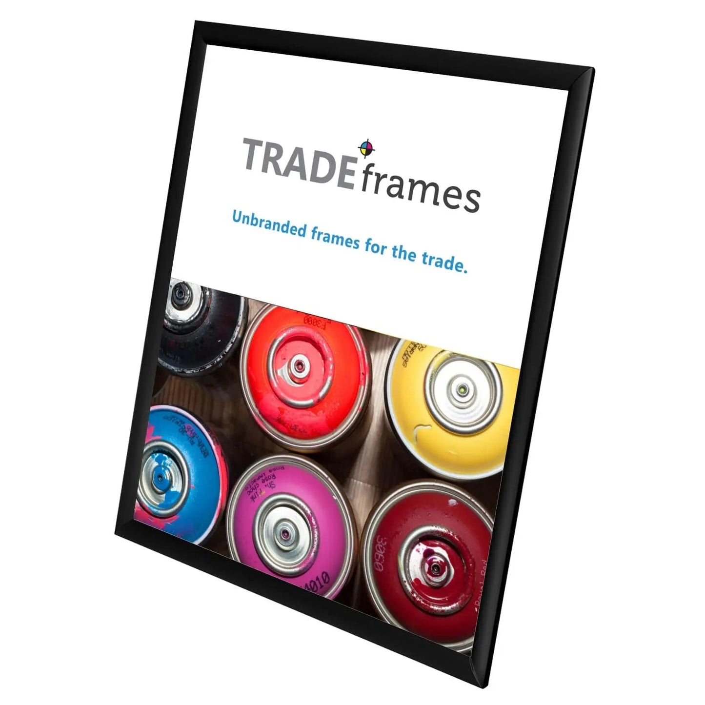 24x30 Black Snap Frame - 1" Profile - Snap Frames Direct