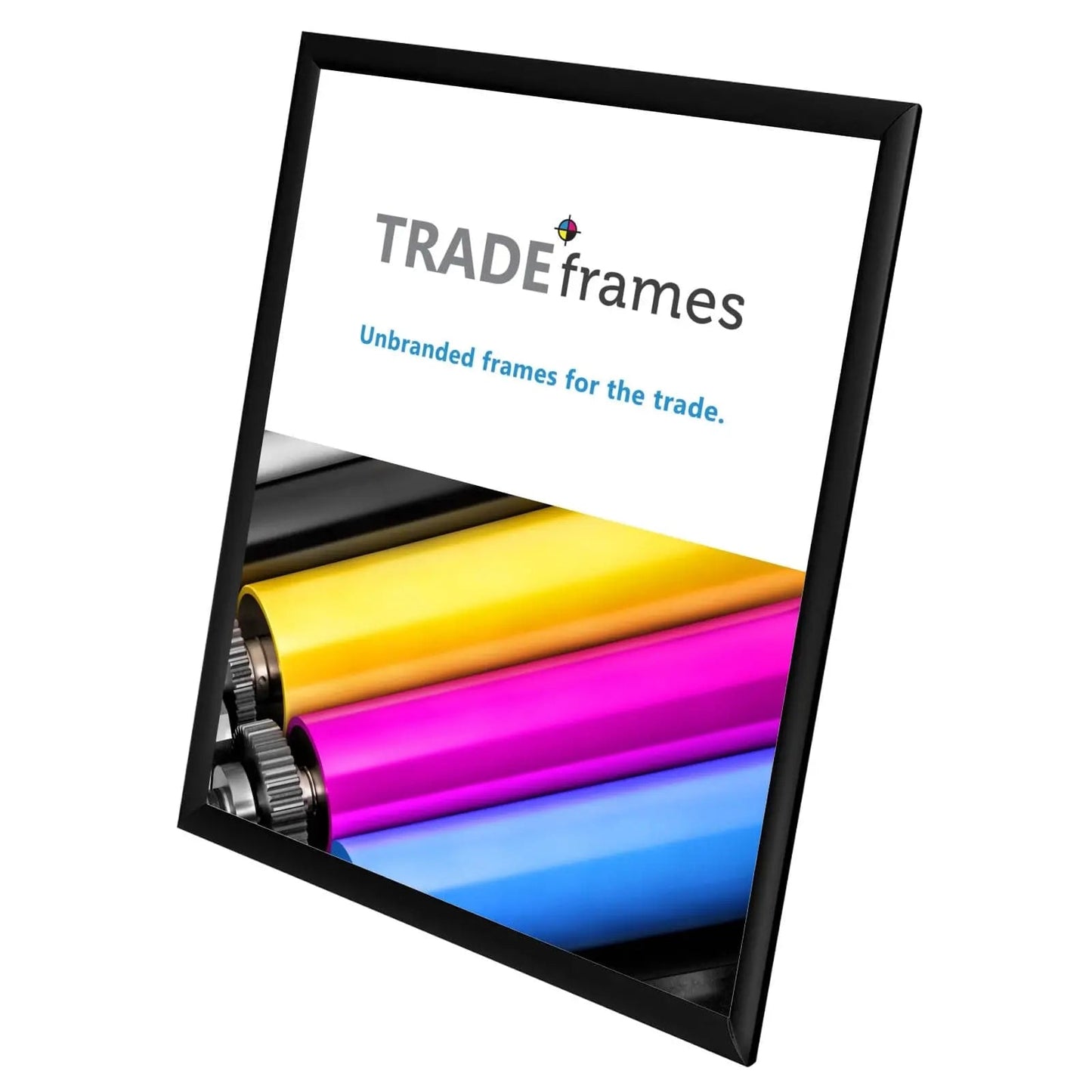 18x24 Inches Black Snap Frame - 1" Profile - Snap Frames Direct