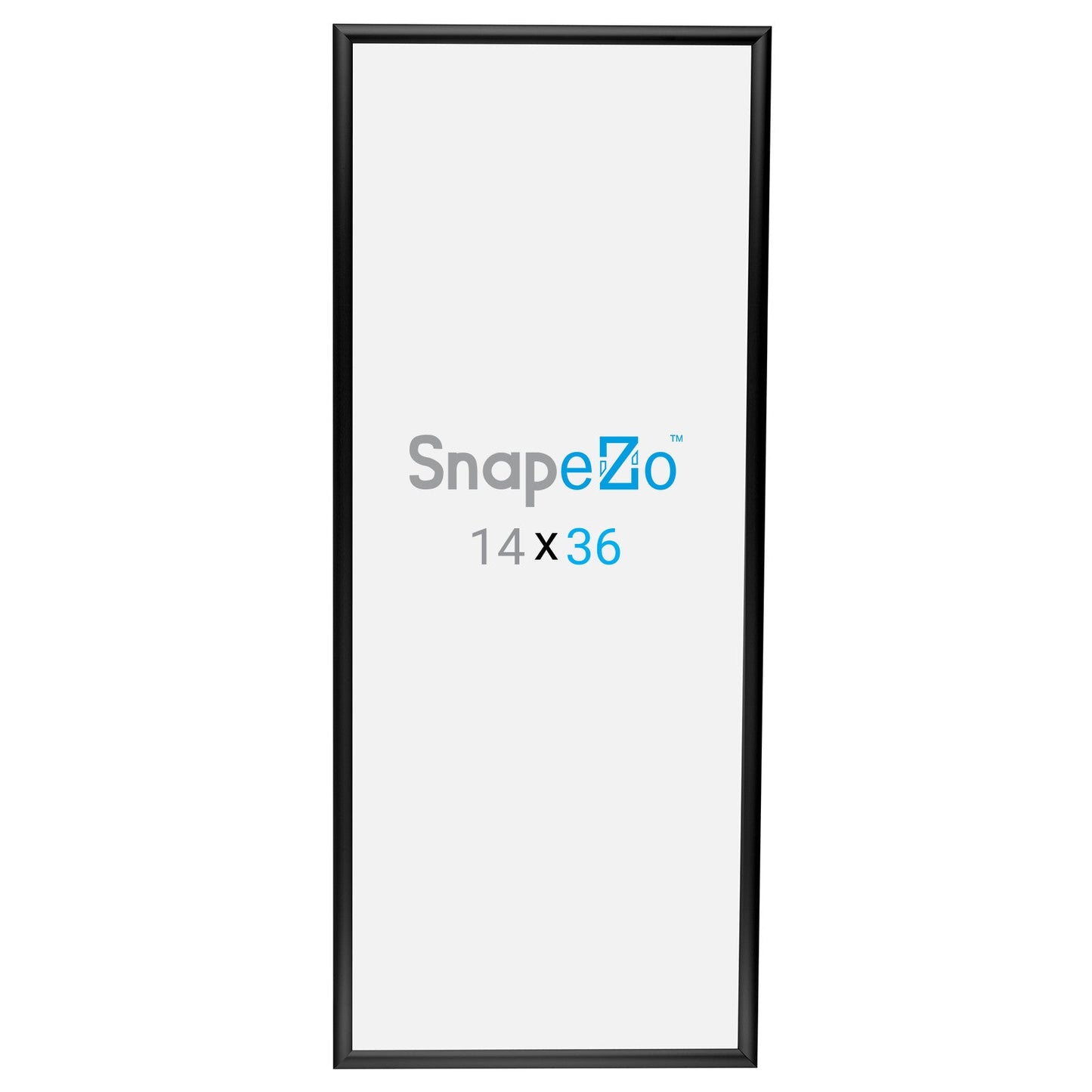 10 Case Pack of Black 14x36 Poster Frame - 1" Profile