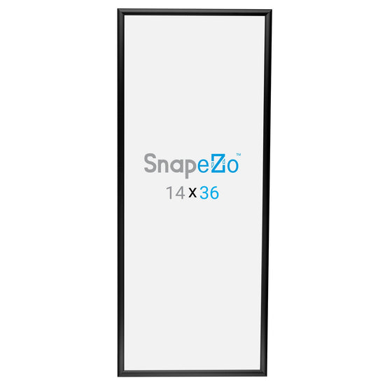 10 Case Pack of Black 14x36 Poster Frame - 1" Profile