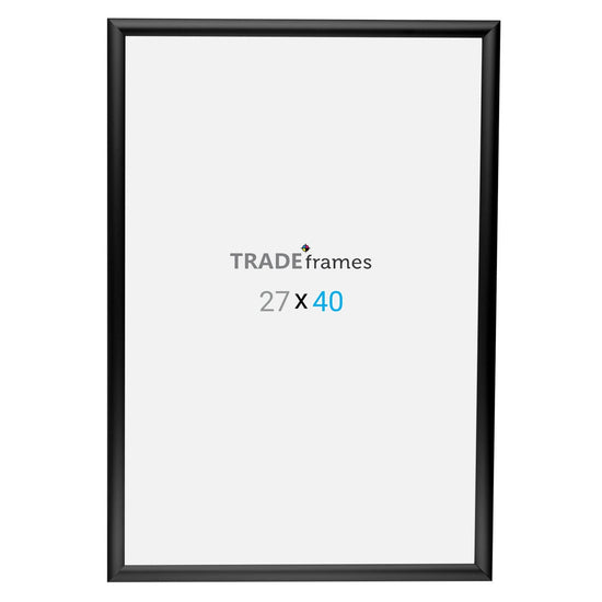 27x40 TRADEframe Black Snap Frame 27x40 - 1 inch profile - Snap Frames Direct