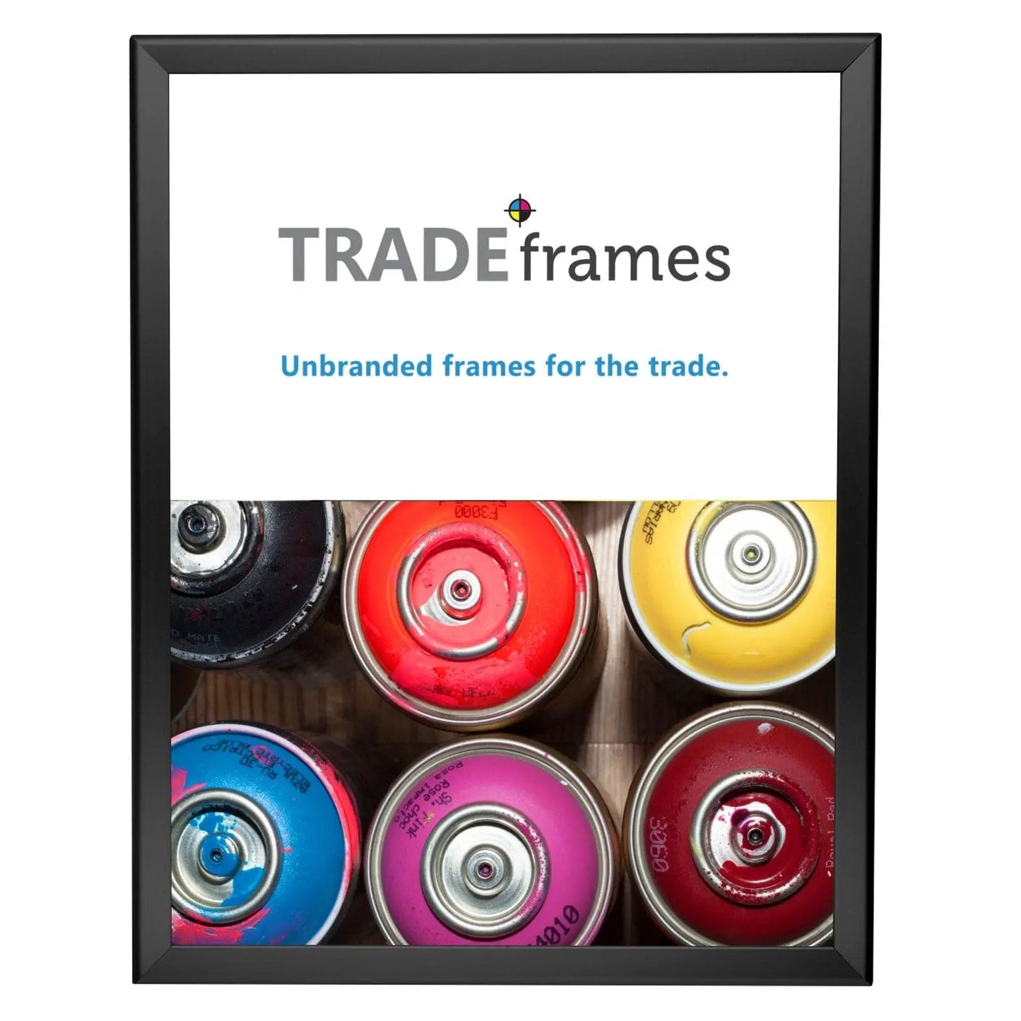 18x24 Inches Black Snap Frame - 1.25" Profile - Snap Frames Direct