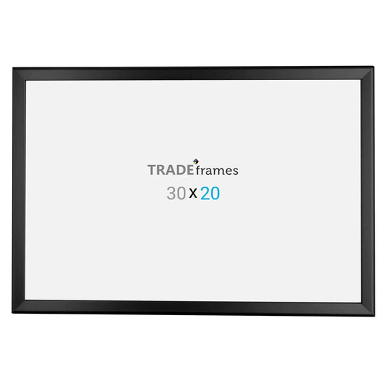 20x30 Inches Black Snap Frame - 1.25" Profile - Snap Frames Direct