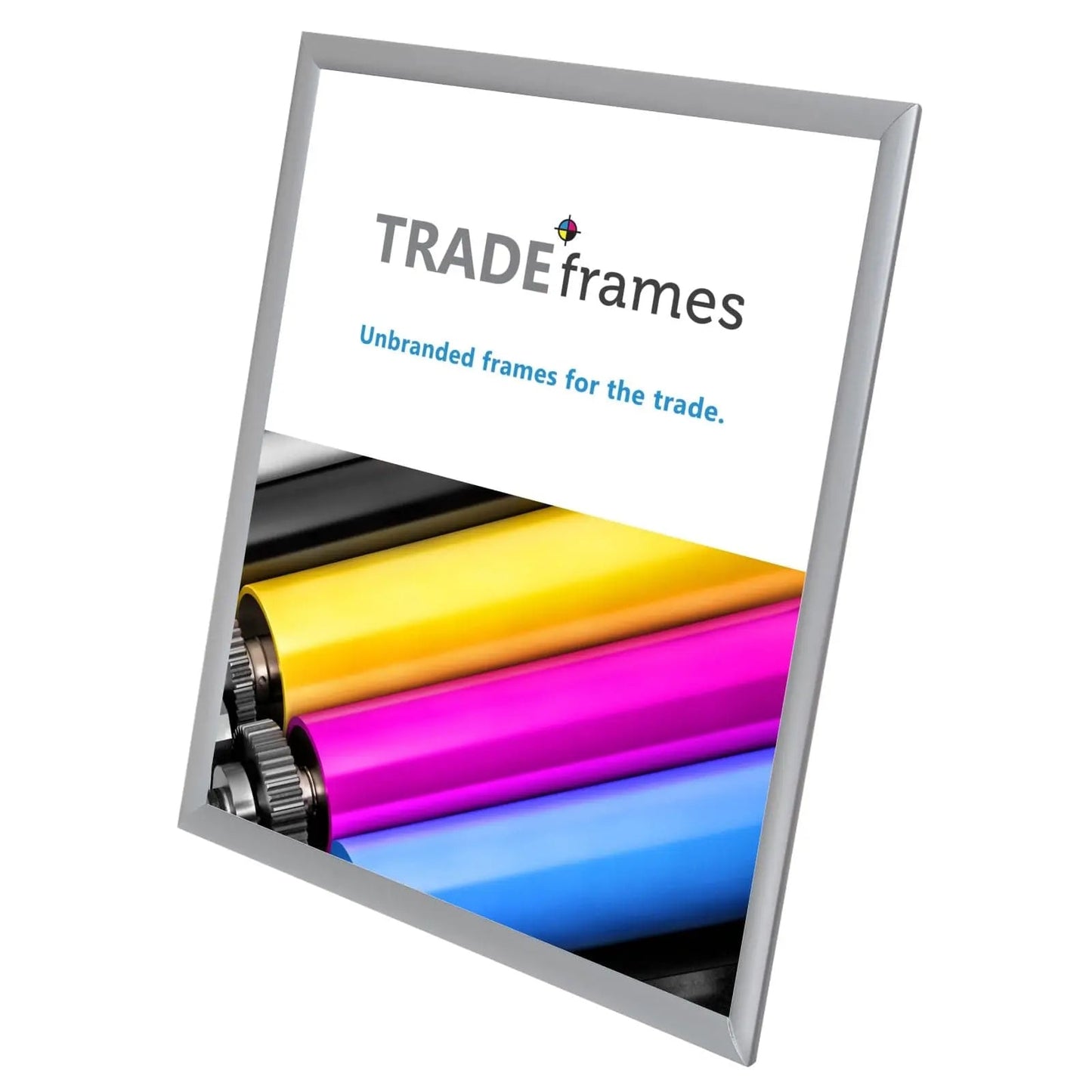 18x24 Inches Silver Snap Frame - 1" Profile - Snap Frames Direct