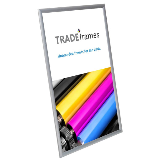 22x33 Silver Snap Frame - 1" Profile - Snap Frames Direct